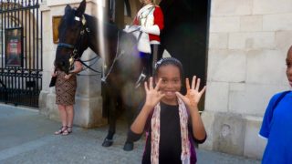 girl reviews royal horseguards parade