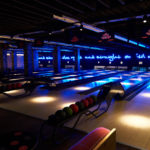 Bowling lanes at Queens Ice and Bowl