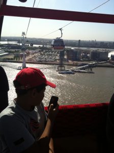 Emirates Air Line Greenwich KidRated London reviews kids family Top 10 Things To Do On The River Thames Kidrated