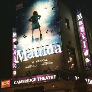 Cambridge Theatre Matilda Musical Roald Dahl Tim Minchin KidRated Westend London reviews by kids family Kidrated Top 5 Things in London For Revolting Kids