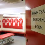 Dressing Room at Liverpool FC Anfield Stadium