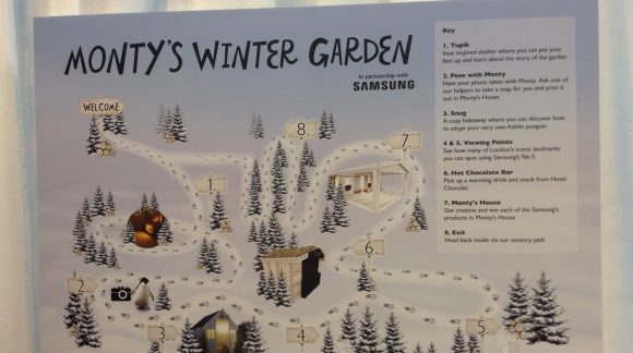 Monty's Winter Garden at John Lewis Christmas 2014 black Friday