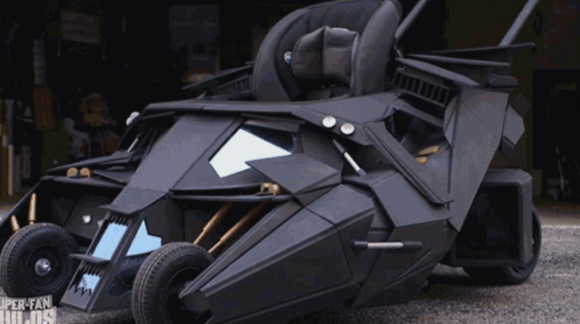Batmobile Stroller Super Fan Builds Batman The Dark Knight news