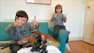 Transformers Age of Extinction Stomp and Chomp Grimlock