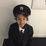 Noah being a pilot at KidZania