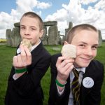 Year 8 pupils from Stonehenge School launching Takeover Day for Kids In Museums