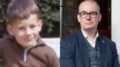 David Quantick as a kid and today