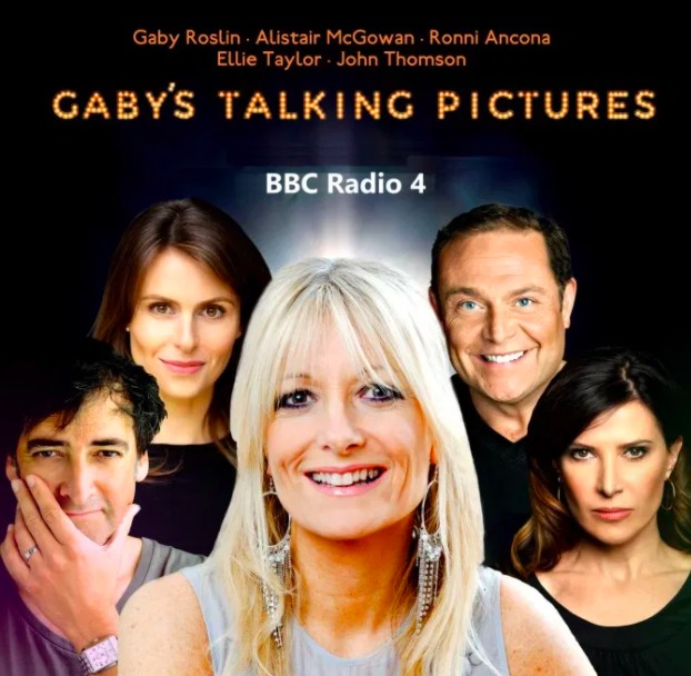 Gaby Roslin's Talking Pictures poster with Roni Ancona, John Thomson Alistair McGowan