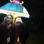 Sofie and Annabel at the Magical Lantern Festival