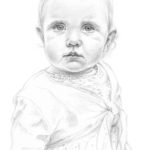 Fenella Willis Portrait of baby Girl - Daisy