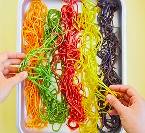 rainbow spaghetti 