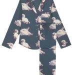 Swan designed pyjamas by their nibs