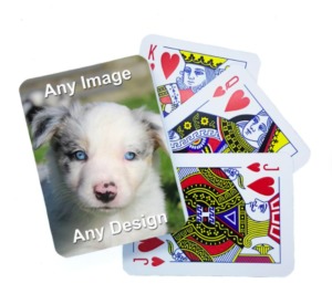 Personalised Playing Cards, printed with your image on the back, perfect stocking filler idea