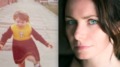 Baby photo of Clare Calbraith beside a present day picture