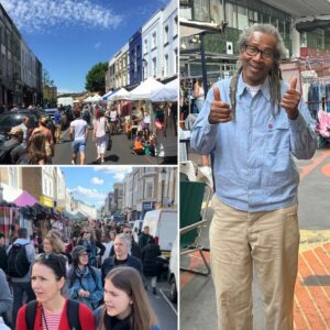 What are the quirky, unusual, offbeat things to do in London? Portobello Road's Vintage clothes Market.