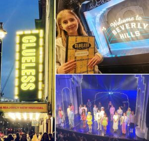 Daisy and her Mum went to Trafalgar Studios to KidRate Clueless the Musicall for us