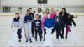 group of kids at Lee Valley Ice centre