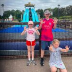 Lizzie, Amelie & Oliver giving Thorpe Park a KidRating of 10/10