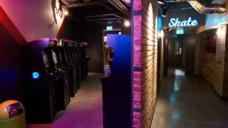 Games arcade at Queens Ice and Bowl
