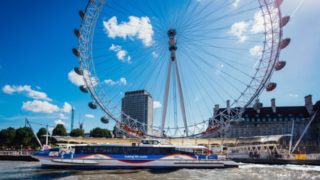 MBNA Thames Clippers river thames london eye