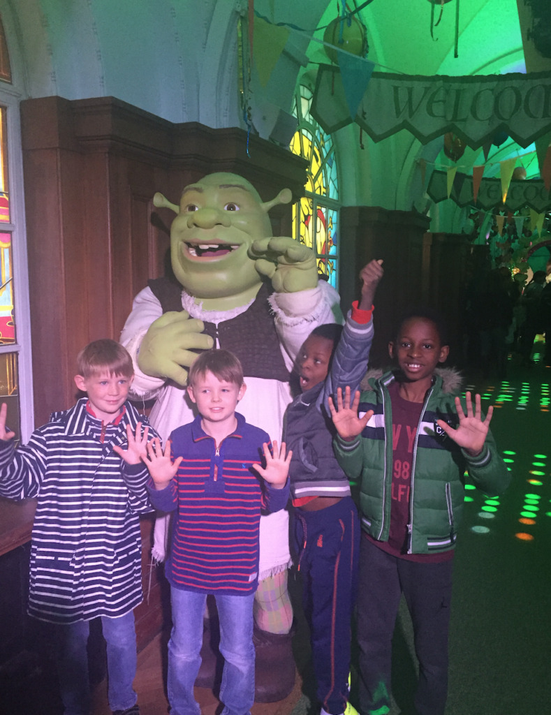four boys review shrek's adventure london kidrated