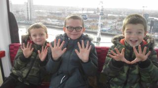three boys review the emirates air line cable car london