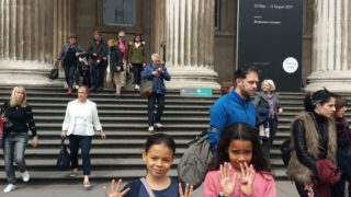 Abi & Lauren at the British Museum - score of 9