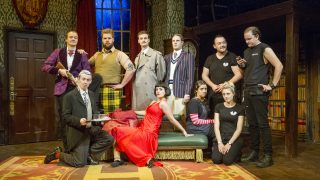'The Play That Goes Wrong' Play performed at the Duchess Theatre. London, Britain