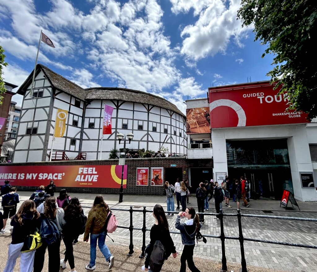 The Globe Theatre near Southwark on Southbank