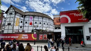 The Globe Theatre near Southwark on Southbank