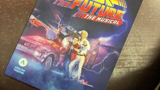 A programme or Playbill from Back to the Future: The Musical KidRated