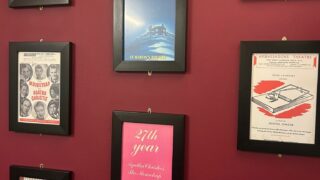 The Wall of fame at The Mousetrap - The World's Longest Running Play