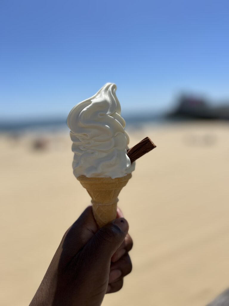 A perfect Bournemouth icecream