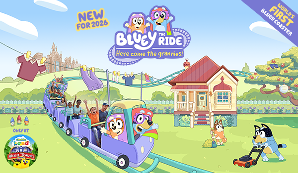 New Bluey rollercoaster at Alton Towers
