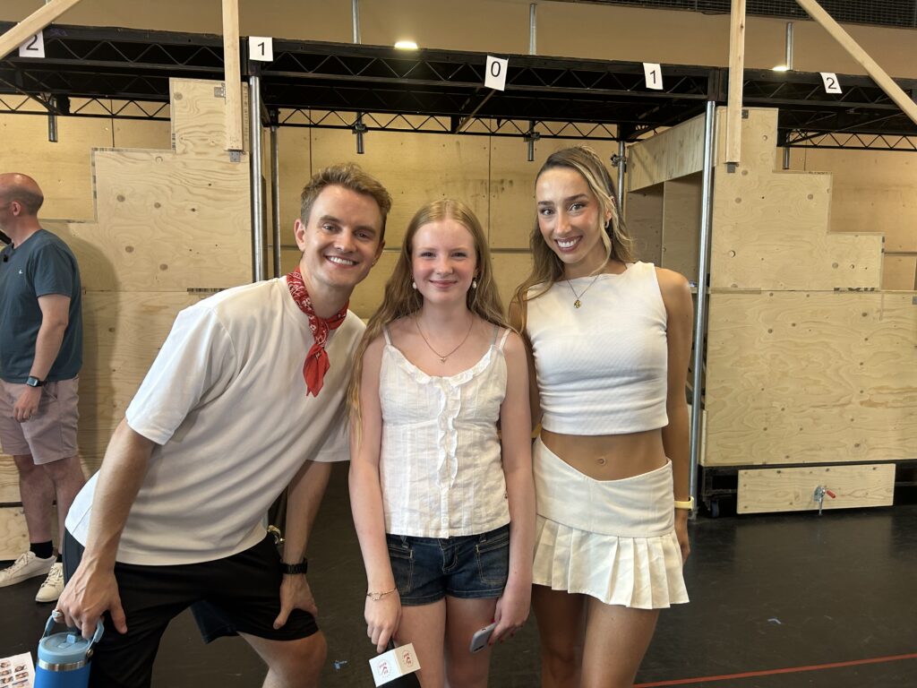 Molly meets the stars of High School Musical